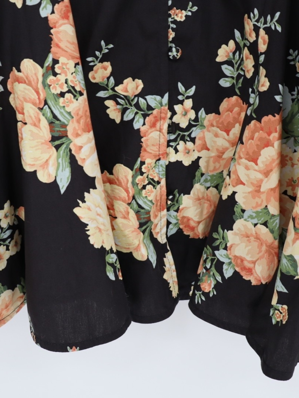 Sézane Solitta Dress Pila Print Black Floral Cotton Mini Dress Size 8 FR 40 - Picture 9 of 15